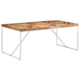 NNEVL Dining Table 180x90x76 cm Solid Acacia and Mango Wood