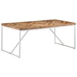 NNEVL Dining Table 180x90x76 cm Solid Acacia and Mango Wood