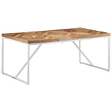 NNEVL Dining Table 180x90x76 cm Solid Acacia and Mango Wood