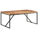 NNEVL Dining Table 180x90x76 cm Solid Acacia and Mango Wood