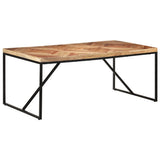 NNEVL Dining Table 180x90x76 cm Solid Acacia and Mango Wood