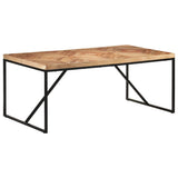 NNEVL Dining Table 180x90x76 cm Solid Acacia and Mango Wood