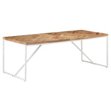 NNEVL Dining Table 200x90x76 cm Solid Acacia and Mango Wood