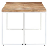 NNEVL Dining Table 200x90x76 cm Solid Acacia and Mango Wood