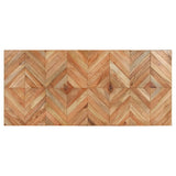 NNEVL Dining Table 200x90x76 cm Solid Acacia and Mango Wood