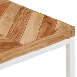 NNEVL Dining Table 200x90x76 cm Solid Acacia and Mango Wood