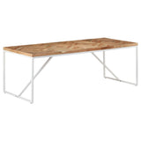 NNEVL Dining Table 200x90x76 cm Solid Acacia and Mango Wood