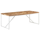 NNEVL Dining Table 200x90x76 cm Solid Acacia and Mango Wood