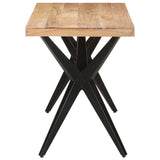 NNEVL Dining Table 120x60x76 cm Solid Acacia Wood