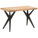 NNEVL Dining Table 120x60x76 cm Solid Acacia Wood