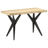 NNEVL Dining Table 120x60x76 cm Solid Mango Wood