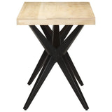 NNEVL Dining Table 120x60x76 cm Solid Mango Wood