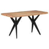 NNEVL Dining Table 140x70x76 cm Solid Acacia Wood