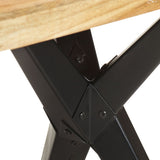 NNEVL Dining Table 140x70x76 cm Solid Acacia Wood