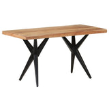NNEVL Dining Table 140x70x76 cm Solid Acacia Wood