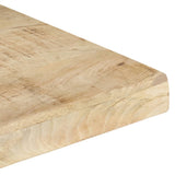 NNEVL Dining Table 140x70x76 cm Rough Mango Wood