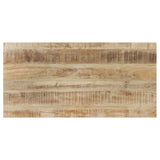 NNEVL Dining Table 140x70x76 cm Rough Mango Wood