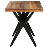 NNEVL Dining Table 140x70x76 cm Solid Reclaimed Wood