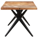 NNEVL Dining Table 160x80x76 cm Solid Acacia Wood