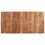 NNEVL Dining Table 160x80x76 cm Solid Acacia Wood