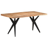 NNEVL Dining Table 160x80x76 cm Solid Acacia Wood