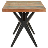 NNEVL Dining Table 160x80x76 cm Solid Reclaimed Wood