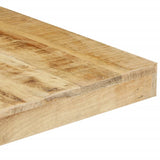 NNEVL Dining Table 180x90x76 cm Rough Mango Wood