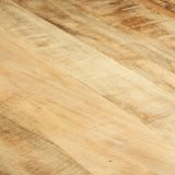 NNEVL Dining Table 180x90x76 cm Rough Mango Wood