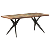NNEVL Dining Table 180x90x76 cm Solid Reclaimed Wood