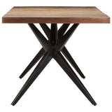 NNEVL Dining Table 200x90x76 cm Solid Reclaimed Wood
