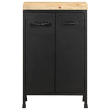 NNEVL Sideboard 47x35x76 cm Rough Mango Wood
