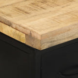 NNEVL Sideboard 47x35x76 cm Rough Mango Wood