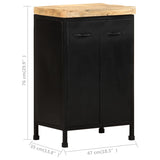 NNEVL Sideboard 47x35x76 cm Rough Mango Wood