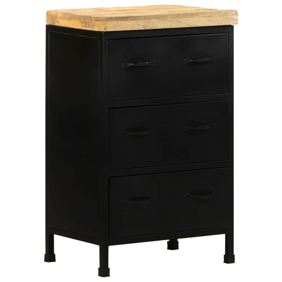 NNEVL Sideboard 47x35x76 cm Rough Mango Wood