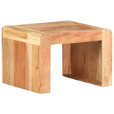 NNEVL Side Table 43x40x30 cm Solid Acacia Wood