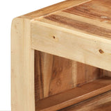 NNEVL 2 Piece TV Cabinet Solid Acacia Wood
