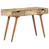 NNEVL Dressing Table with Mirror 112x45x76 cm Solid Reclaimed Wood