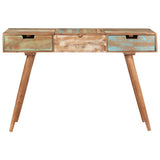 NNEVL Dressing Table with Mirror 112x45x76 cm Solid Reclaimed Wood