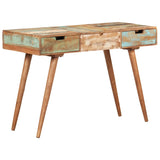 NNEVL Dressing Table with Mirror 112x45x76 cm Solid Reclaimed Wood