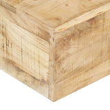 NNEVL Coffee Table 80x80x28 cm Solid Mango Wood