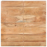 NNEVL Coffee Table 80x80x28 cm Solid Acacia Wood