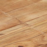 NNEVL Coffee Table 80x80x28 cm Solid Acacia Wood