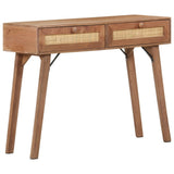 NNEVL Console Table 100x35x76 cm Solid Mango Wood