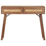 NNEVL Console Table 100x35x76 cm Solid Mango Wood
