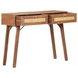 NNEVL Console Table 100x35x76 cm Solid Mango Wood