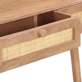 NNEVL Console Table 100x35x76 cm Solid Mango Wood