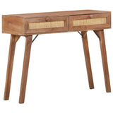 NNEVL Console Table 100x35x76 cm Solid Mango Wood