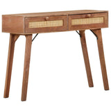 NNEVL Console Table 100x35x76 cm Solid Mango Wood