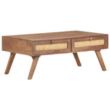 NNEVL Coffee Table 100x60x40 cm Solid Mango Wood