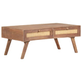 NNEVL Coffee Table 100x60x40 cm Solid Mango Wood